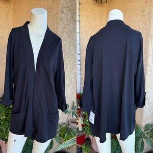 NEW Women’s Croft & Barrow Open Front Cardigan LARGE